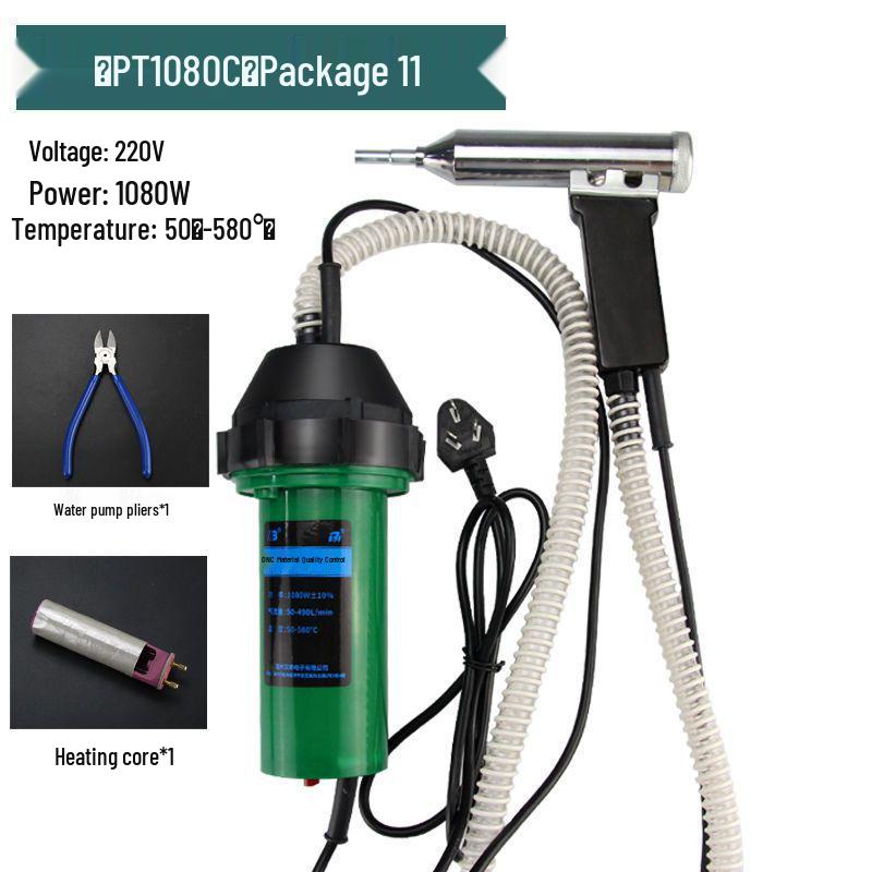 1080W nastavitelná teplota plastová svářečka pro opravy nárazníků a podlah
