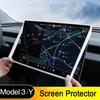 For Tesla Model 3 Y Silicone Protective Frame Edge Cover Central Control Accessories Navigation Screen Protector Interior Trim