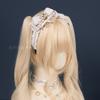 Japanese Side  Bow Headband Crown Pearl String Headband Lolita Hairy Clip Korean Accessories