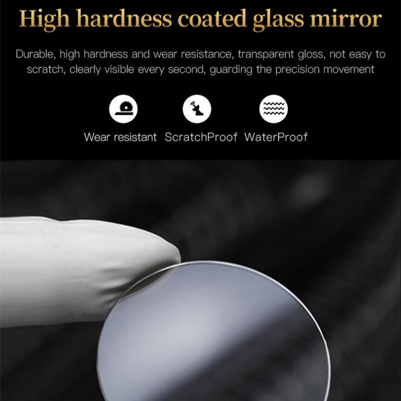 JINSHIDUN Novo Relógio Masculino de Negócios e Lazer Relógio Mecânico Automático Moda Diamante À Prova D'Água Luminoso Relógio Masculino de Alta Qualidade