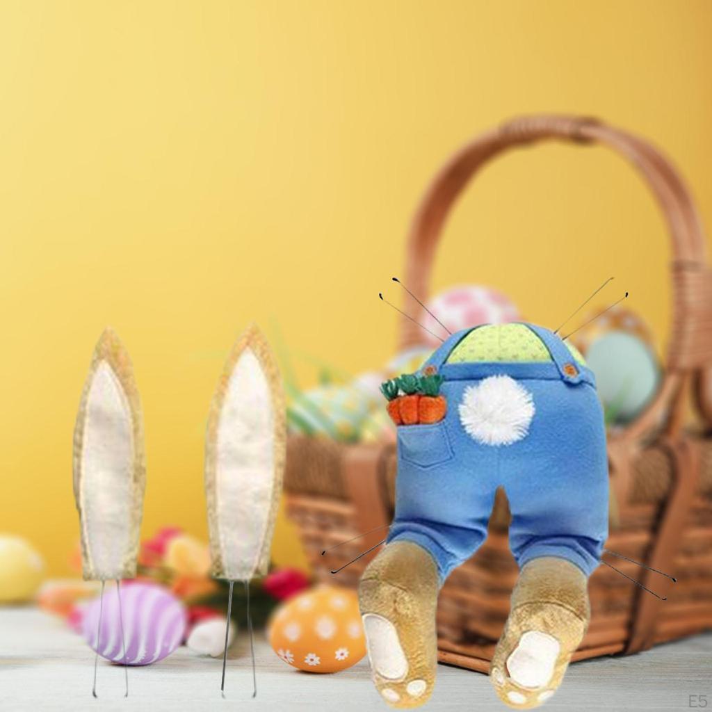 Easter Bunny Butt And Ears Wreath 1 Set Hanging Creative for Decor