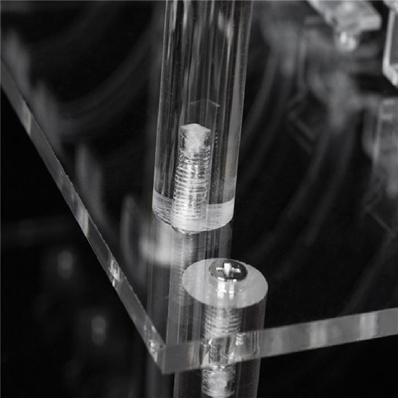 

2 шт. Прозрачный 24-битный Акриловый Держатель-Стойка для Часов Витрина Инструмент Прозрачная Подставка-Чехол для Наручных Часов Держатель для Браслетов прозрачный