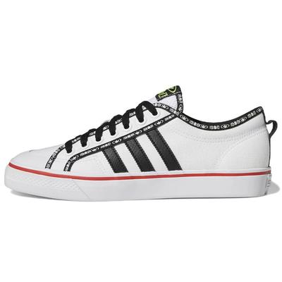 Nizza Białe Żywa Czerwień Unisex Sneakers Obuwie-Białe Core-Black GX6093