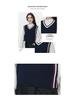 Knitted V-neck Color-Block Vest - Spring & Autumn School Uniform Style Sweater