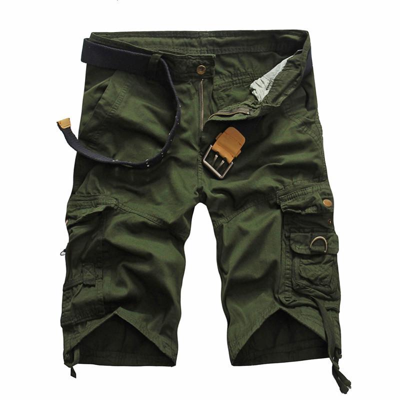 2025 Summer Plus Size Multi-Color Camouflage Cargo Shorts with Multi-Pockets