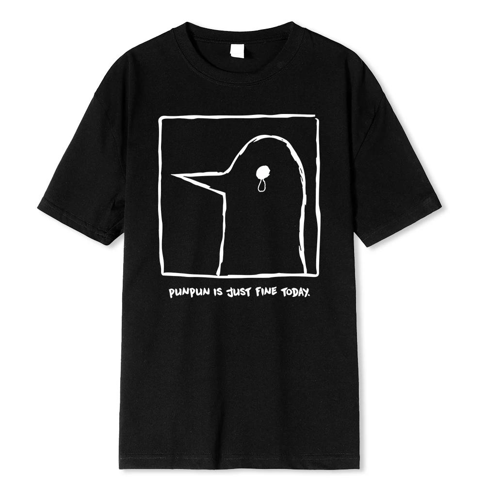 Oyasumi PunPun Modal Print TShirts Funny Anime Streetwear Camisetas Men Women Shortsleev Fashion Harajuku Cartoon Tee Shirt