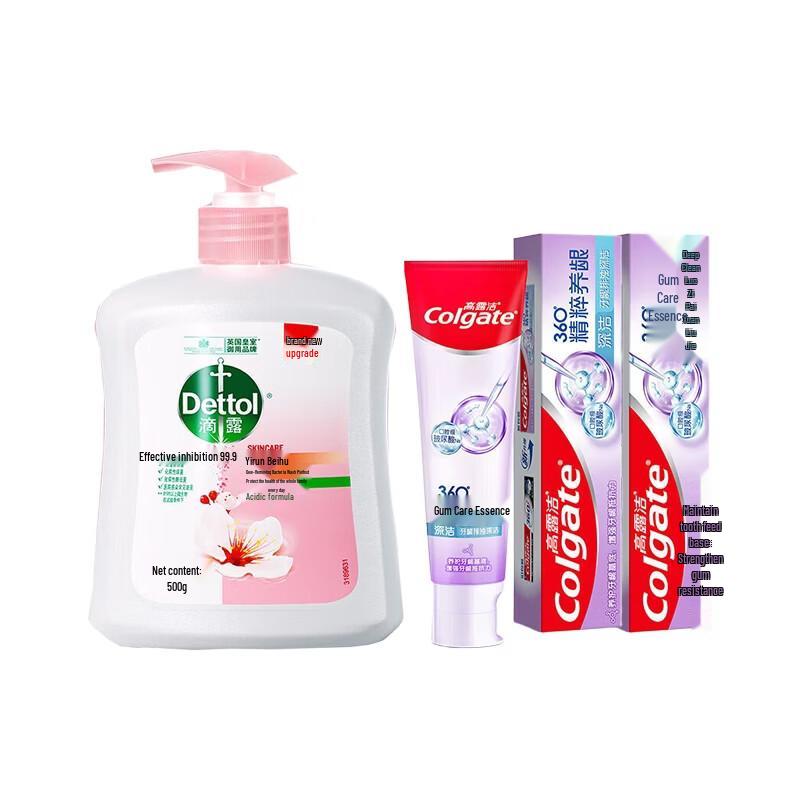 

Dettol Hand Wash & Colgate Toothpaste Bundle
