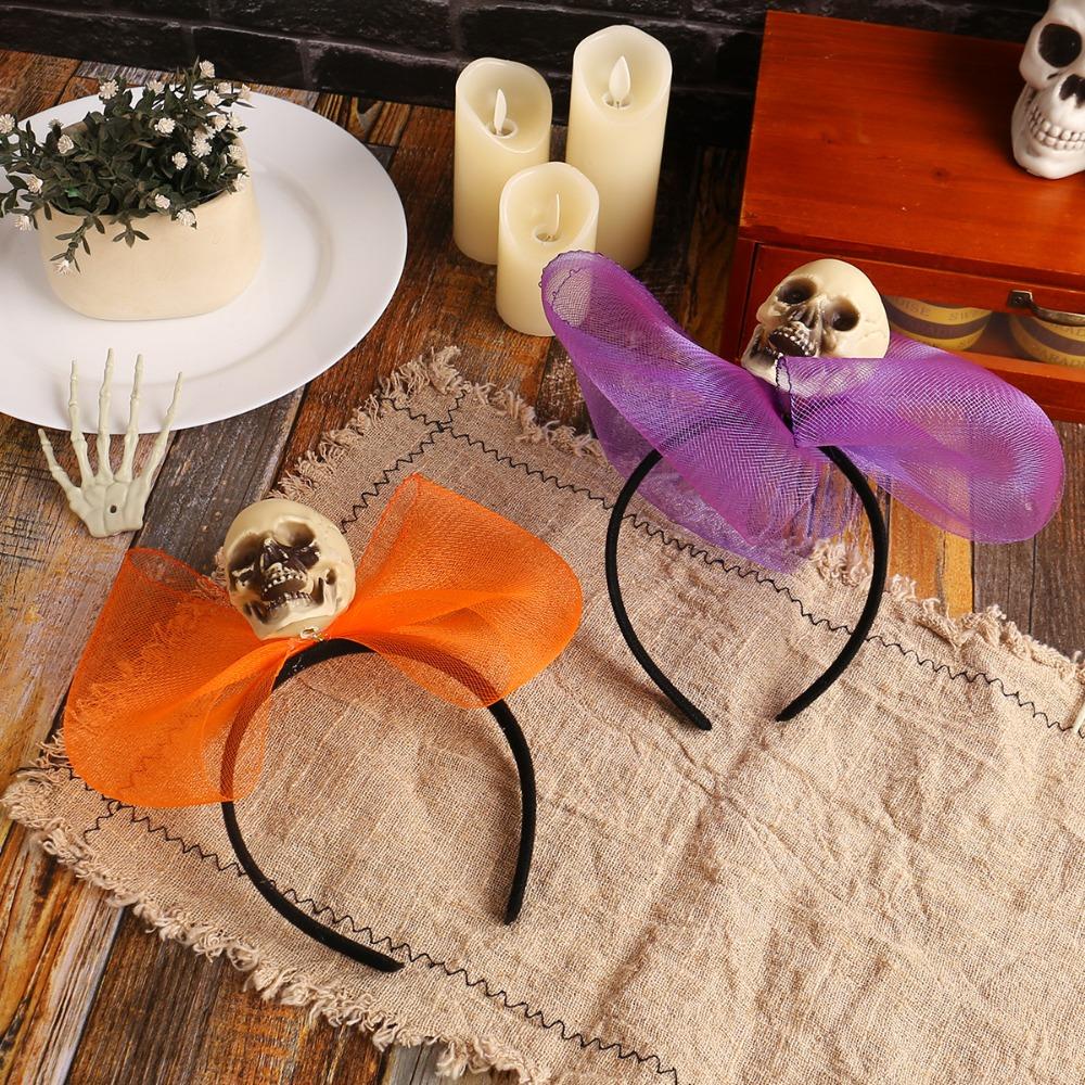 

Plastic Halloween Hairband Ghost Spider Headband Creative Skull Hair Hoop Ladies