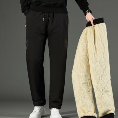 Ανδρικό παντελόνι Fleece Βελούδινο παντελόνι κασμίρ Ανδρικό χοντρό φλις χειμωνιάτικο ζεστό παντελόνι