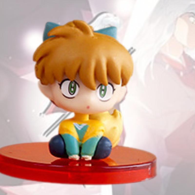 Mini Q Version Inuyasha Collectible Figures Set Kagome Sesshomaru Kikyo Miroku