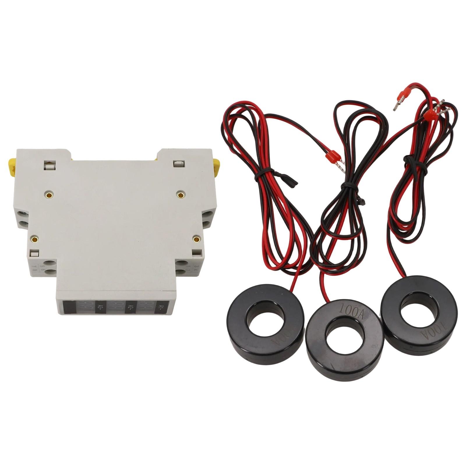 

Інструменти на стандартну DIN-рейку 35 мм Трифазний амперметр 2 ВА