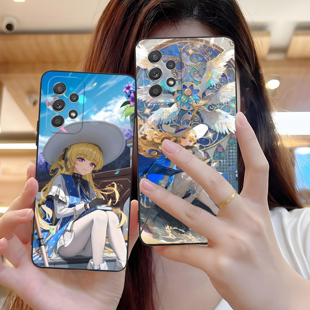 Wuthering Waves Phoebe Phone Case for Samsung Galaxy M55 54 42 35 34 33 32 23 22 15 14 13 12 F55 5G Colorful Cover Luxury Cover