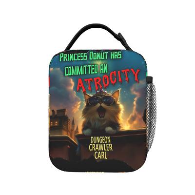 Dungeon Crawler Carl Princess Donut Has Committed an Atrocity! Insulated Lunch Bag Thermal Bag Tote Lunch Box Bento Pouch