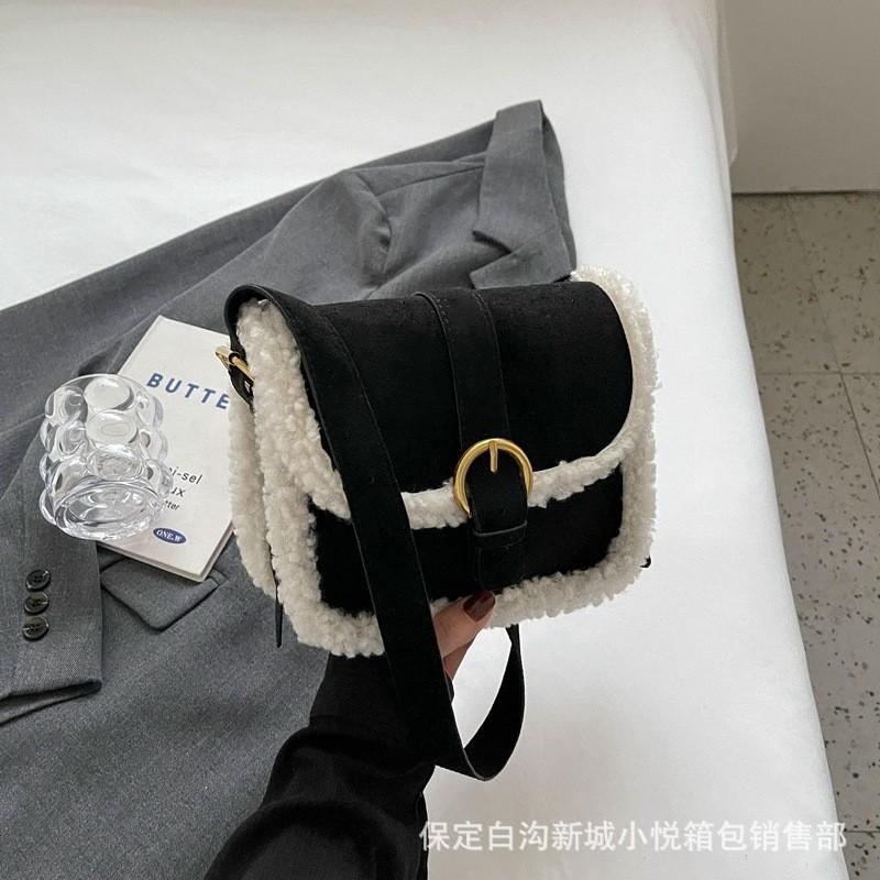 

Vintage Elegant Ladies Bag 2023 New Stylish Small Square Bag Color Blocking Commuter Casual Crossbody Bag чорний