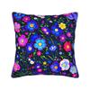 Neon Sunflower Tropical Pillow Case Retro Trendy Pillow Cover Square Pillowcases For Sofa Home Decoration