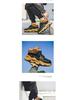 2025 Spring Men's Red High-Top Trendy Running & Basketball Dad Shoes