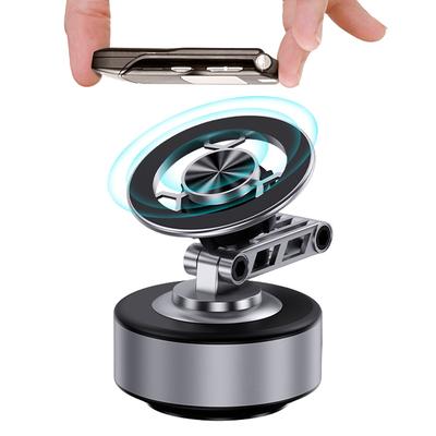 Suporte Magnético de Adsorção a Vácuo para Telefone de Carro Rotativo 360° Ventosa a Vácuo Suporte de Telefone de Carro para Transmissão ao Vivo de Mesa