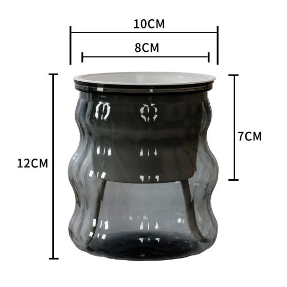 

Съемный цветочный горшок Самополивающийся мини-горшок для суккулентов Настольная ваза Офисный декор для бонсай серый
