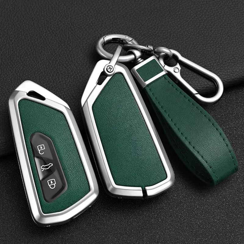 Car Key Case Cover For Vw Volkswagen Golf 7 8 Git Mk8 Id.3 Id.4 Cupra Formentor Skoda Octavia A8 Seat Leon Mk4