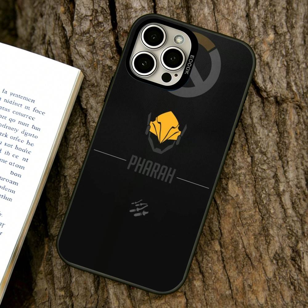 

G-Game O-Overwatch Phone Case For iPhone 17,16,15,14,13,12,11 Plus,Pro Max,XS,Colorful Silver Black Cover iPhone14Plus