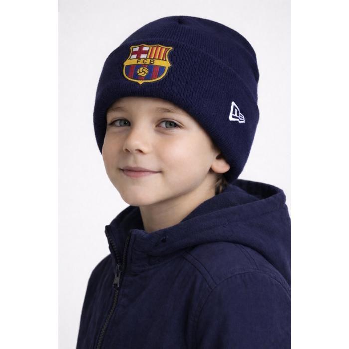 Bonnet - FC BARCELONE - CORE BEANIE JUNIOR - bleu marine - Enfant mixte - 100% acrylique