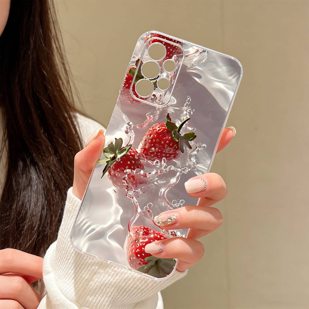 

Cool Summer Phone Case Transparent Silicone Soft For Samsung S25,S24,S21,S22,S23,S30,Ultra,S20,Plus,Fe Samsung S10plus