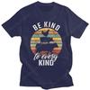 Sunset Vintage Nature Lovers Tees Unisex Crew Neck ShortSleeve Be kind to every kind Animal Tshirt Vegan Vegetarian Summer Tshirt