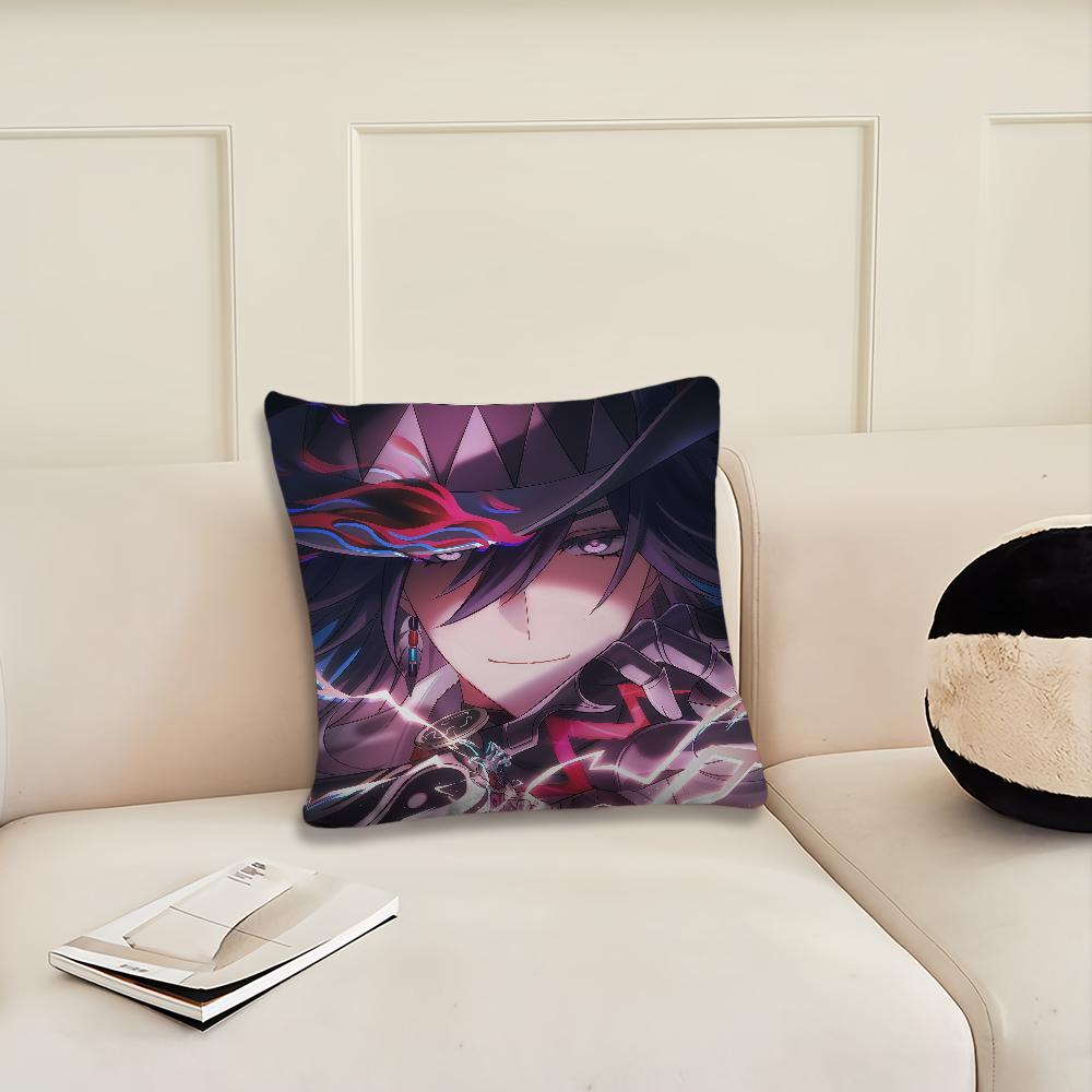 Game Honkai Star Rail Ashveil Cushion Cover Pillow Cover Decoration Room Home Sofa Living Office Car Nordic Simplicity
