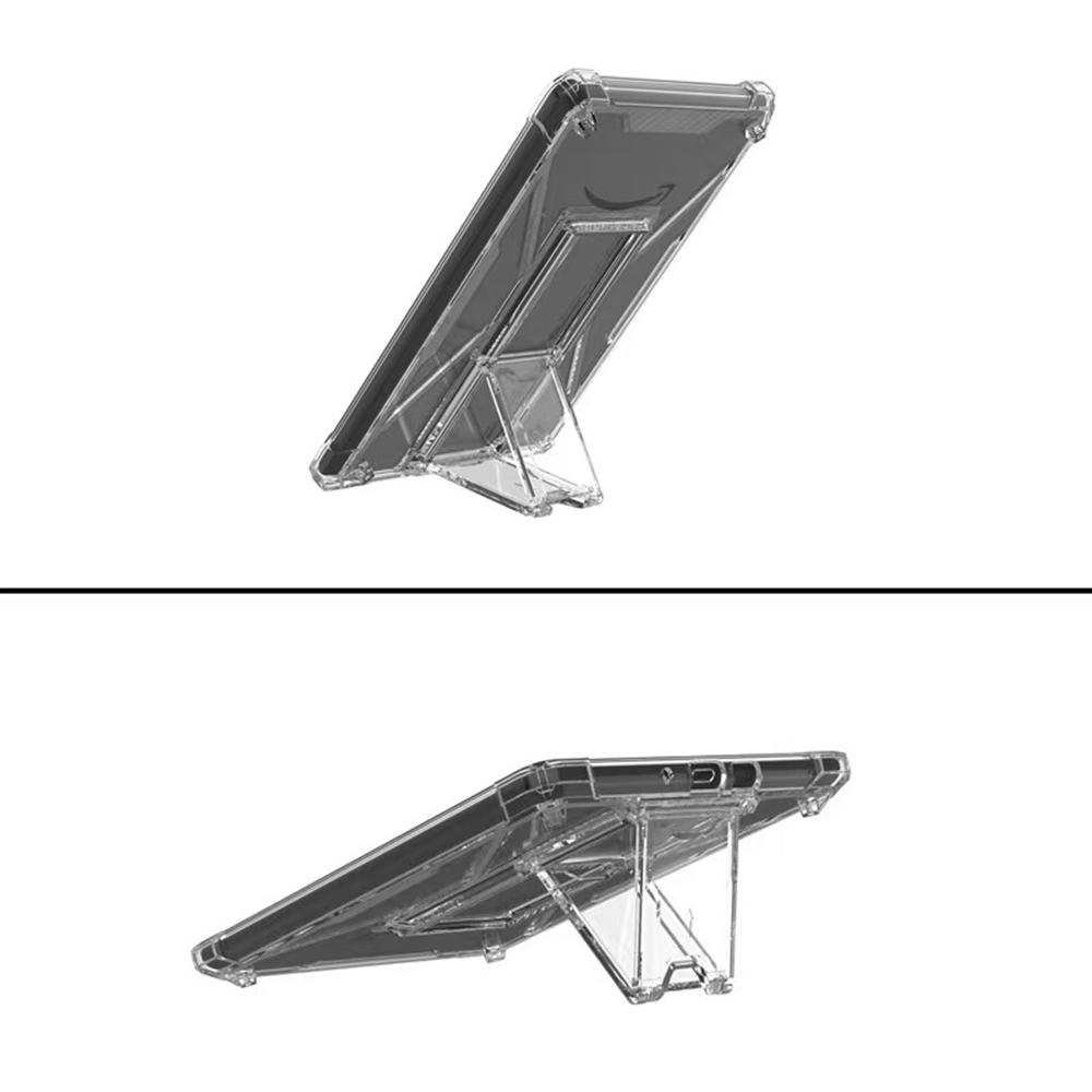 Clear Case For Amazon Kindle Paperwhite 3 (2015)/2 (2015)/1 (2015) Kickstand Shockproof TPU+PC Tablet Cover with Pen Slot