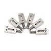 6pcs Guitar Bridge Saddles Upgraded Version Solid Stainless Steel 10.5mm Nickel Screw
