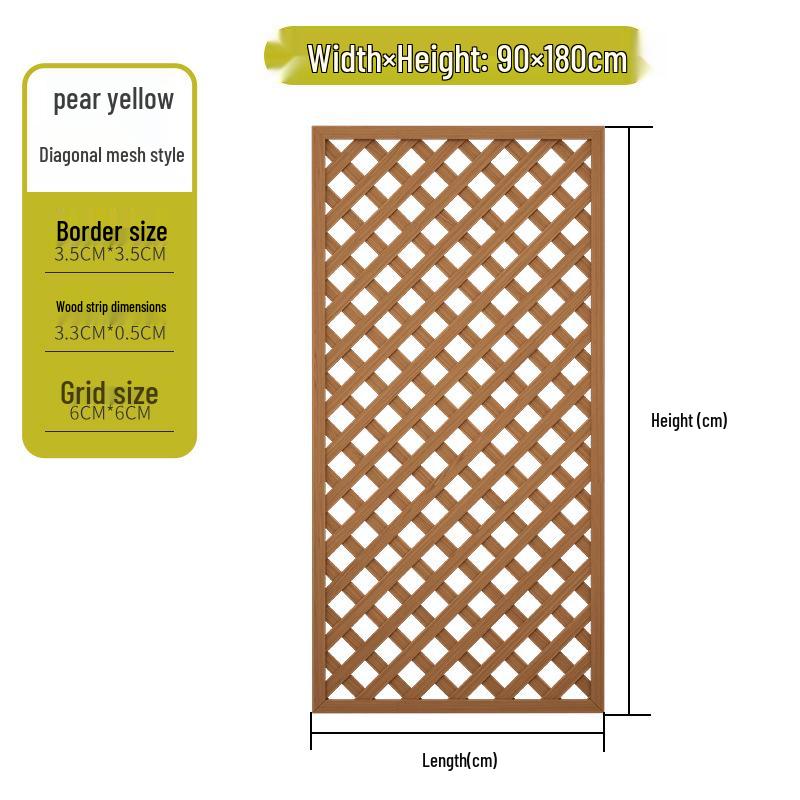 Anti-Corrosion Wood Garden Fence & Climbing Frame for Outdoor Spaces
