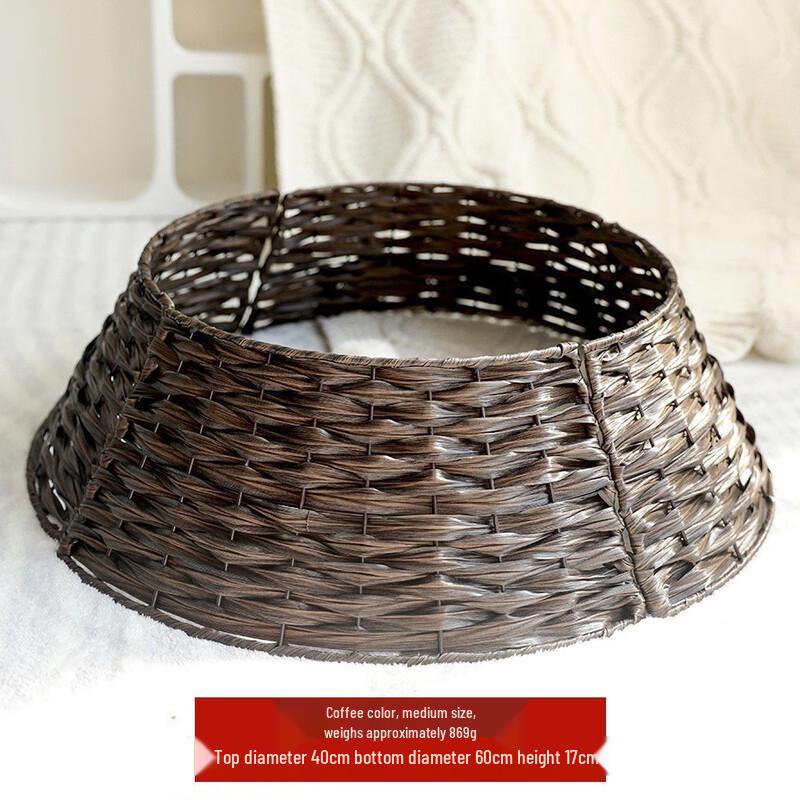 Yinuoshi Plastic Woven Christmas Tree Collar