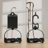 Cable Machine Handle Ergonomic Lat Pulldown Attachment Curved Gym with Rubber Grip for