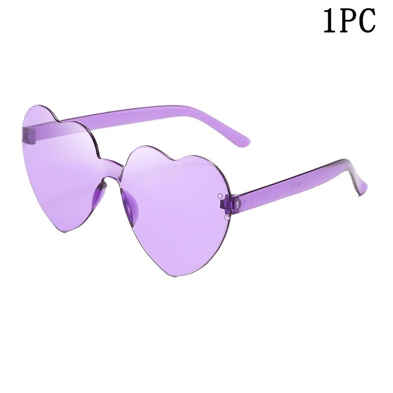 

40Pcs Beach Heart Sunglasses for Women Oversized Heart Shaped Children Glasses Rimless Fun Sunglasses Pack for Party Favors