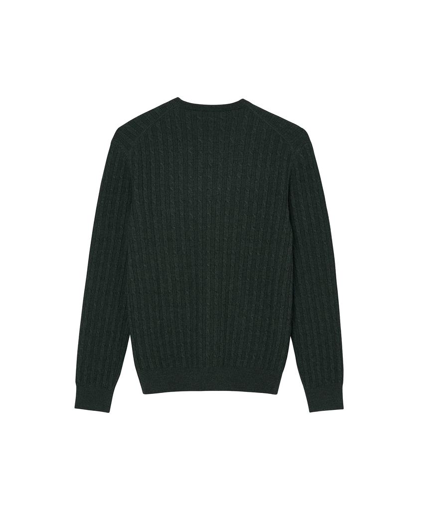 IOLO Vertical Cable Crewneck_Green