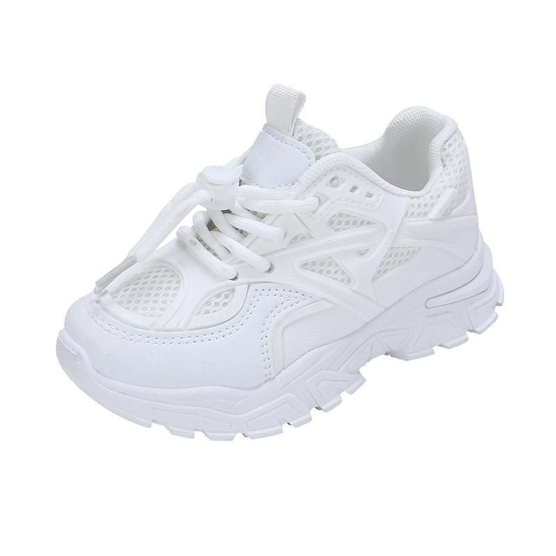 Little White Shoes Versatile Children's Breathable Dad Shoes 2025 Summer New Girls Ins Sports Shoes Boys Running Shoes