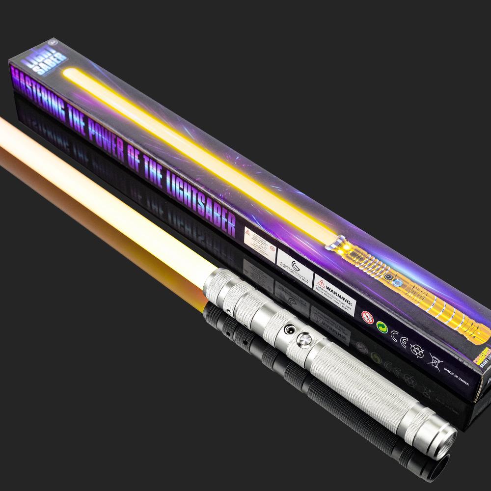 Cutie Cadou Premium Sabie Laser Star Wars din Metal - Reîncărcabilă, Jucărie Luminoasă pentru Copii