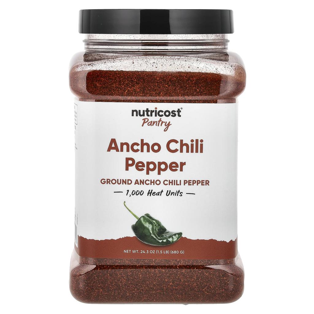 Nutricost, Pantry, Ancho Chili Peppers, 680g (24.3oz)