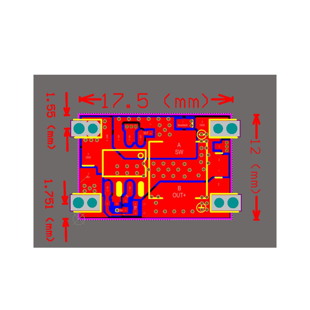 3A Mini DC-DC Buck Converter Module 5V-30V To 3.3V 5V DC DC Voltage Regulator PCB Board Buck Step Down Power Supply Module