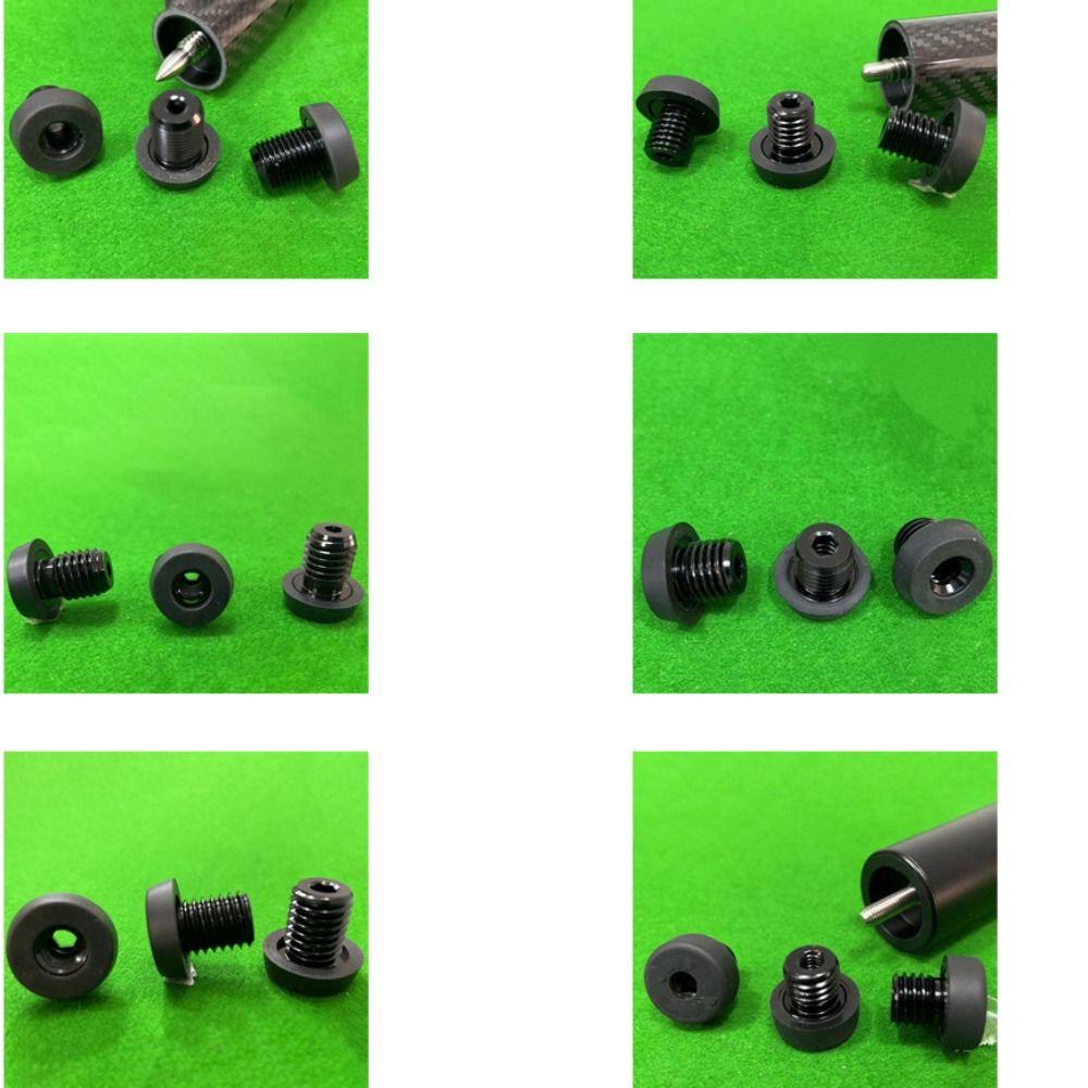 Cue Bottom Plug Cue Stick Protector Case Cover Billiard Back Plug Screw Billiard Cue Bumper