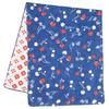Kurochiku Gauze Tenugui Hand Aoi Sakuranbo Cherry 4582512822821 Double-Sided (Japanese Towel) - (Blue Blossom)