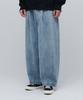 Denim Wide Balloon Pants [Light Indigo]