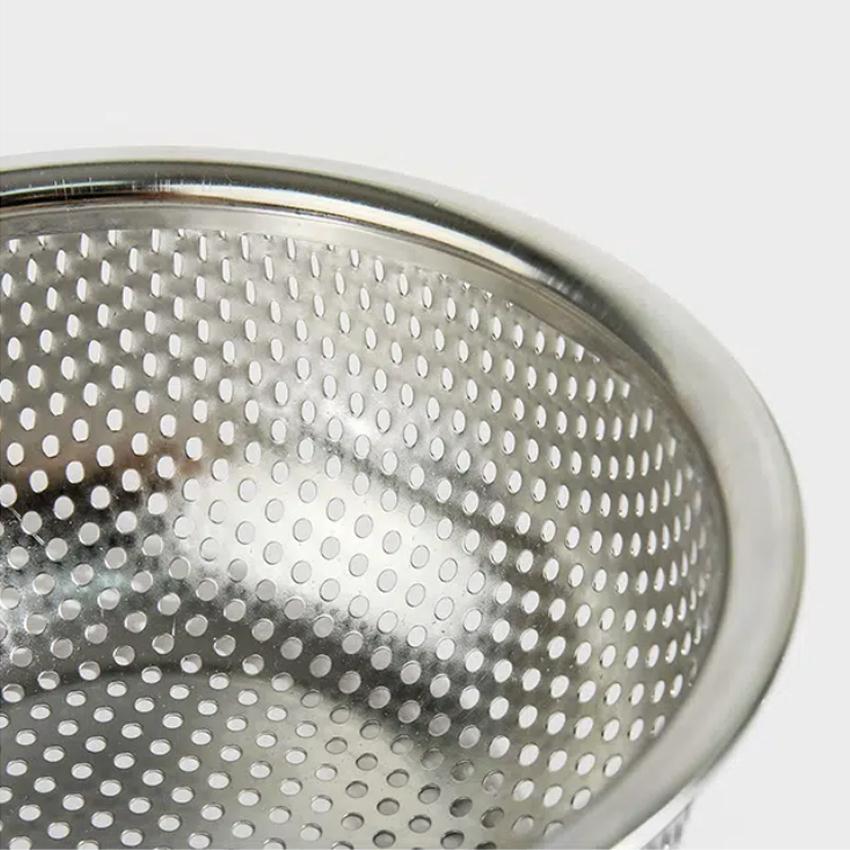All-Stainless Steel 304 Sink Drain Strainer (13.5 x 5.5cm) Silver