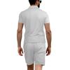 Men's Summer -Color Shirt And Shorts Set