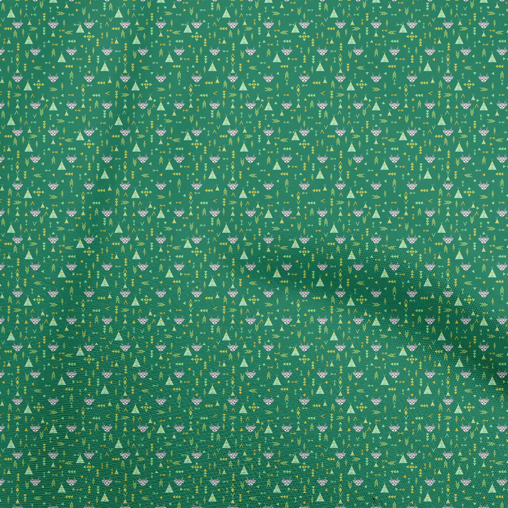 

oneOone Cotton Flex Green Fabric Племінне шиття Ремісничі проекти Друк на тканині 40 дюймів 42 Inch Wide - Viscose Chiffon білий
