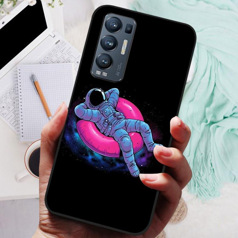 For OPPO Find X3 Neo Case Black Cover Lion Wolf Silicone Soft Back Cases For OPPO Find X3 Lite Phone Case Reno 5 Pro Plus 5G