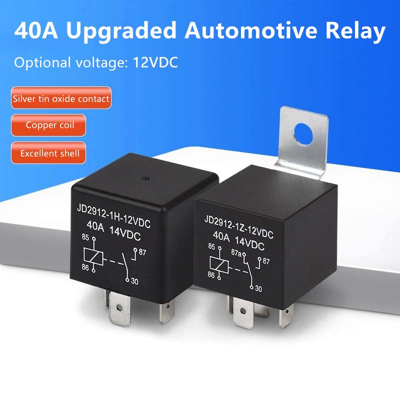 Relé Automotivo 5 Pinos para Placa de Circuito Impresso 40A 12V 24V 1NF 1NA Conversão Automotiva para Placa de Circuito Impresso