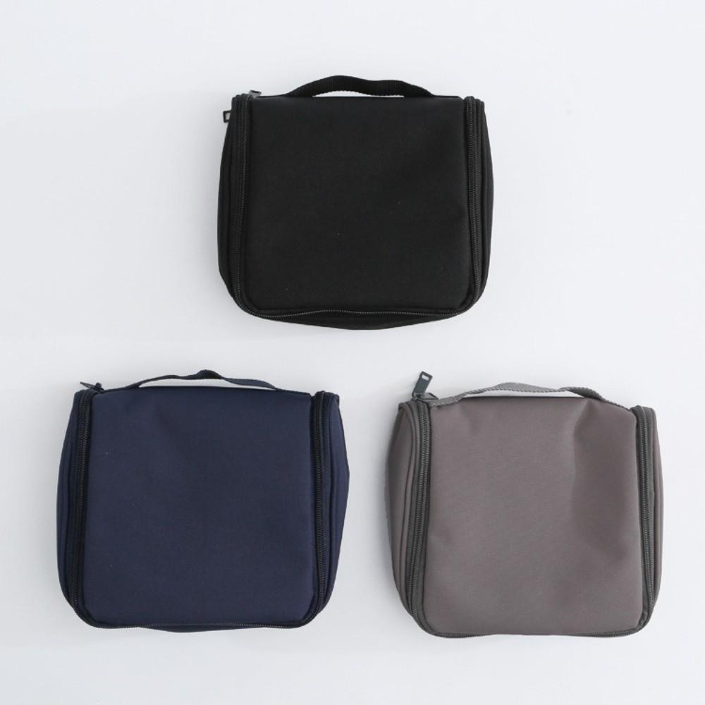 Foldable Travel Cosmetic Bag Waterproof Toiletry Bag Carabiner Folding Wash Bag  Home & Travel