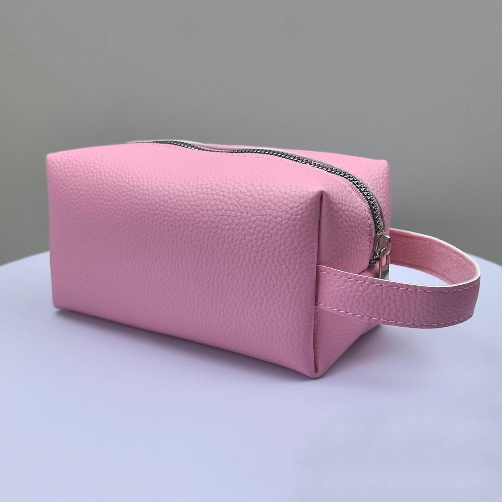 PU Leather Make Up Toiletry Bag Waterproof Large Capacity Cosmetic Organizer Bag Travel Makeup Pouch with Handle for Women