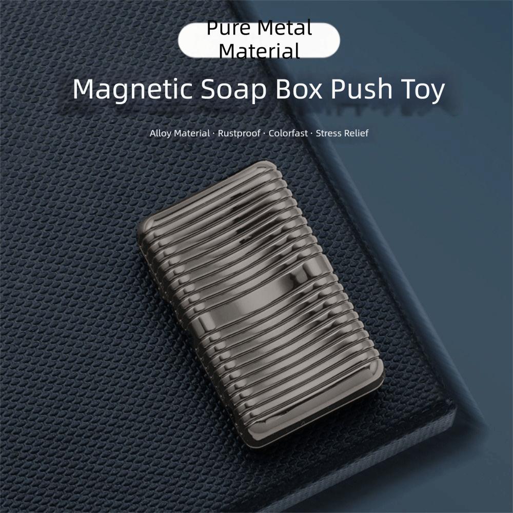 Pocket Game Magnetic Slider Rotating Finger Spinne Toy Creative Fidget Slider  Kids Adult